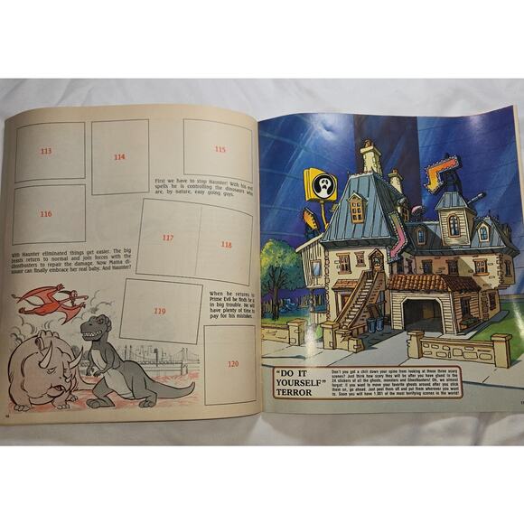 Panini Ghostbusters Sticker Album Book 3 Sealed 1 Open Package Stickers Applied - Picture 12 of 16